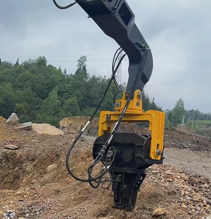 Excavator Hydraulic Pile Driver
